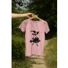 Hand holding tshirt in nature (2)