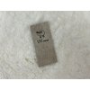 Štítek z broušené EKOKŮŽE - 100% merino 3,5x8 cm