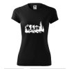 černé tričko dámské EXTRA DRY