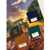 Panel Traktor v blátě 50x60 teplákovina