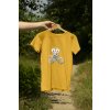 Hand holding tshirt in nature (5)