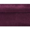 Pružný manšestr purpurový