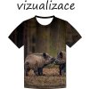 vizualizace tričko divocak