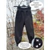 Dětské reflexní softshellové kalhoty BASIC s funkčním nápletem Motýlci