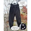 Dětské reflexní softshellové kalhoty WARM s funkčním nápletem Motýlci