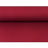Počesaná teplákovina  Rubínově červená 300g/m2