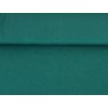 Bavlněná teplákovina  -  Rybí kost tmavý smaragd 1,4 m II. JAKOST