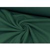 Počesaná teplákovina  Tmavě zelená K 300g/m2