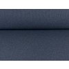 Bavlněný náplet s elastanem JEANS melé 2x2 žebro K290 K