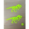 Neonove nazehlovaci obrazky kostra dinosaura zluta