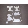 Nažehlovací reflexní obrázky - Myšky