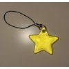Taháček na zip reflexní Hvězda žlutá