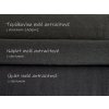 Teplákovina s elastanem melé antracitové