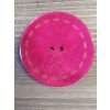 Dřevěný knoflík fuchsiový 40mm