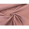 Tkanina Vafle Starorůžová