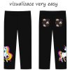 Jednorožci kalhoty ušitá VERY EASY vizualizace