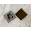 Štítek z broušené EKOKŮŽE - Koník 4x4 cm
