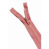 ZIP plastový 6mm dělitelný RŮŽOVÝ