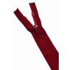 ZIP plastový 6mm dělitelný VÍNOVÝ