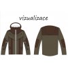 Lesácká bunda ušitá EASY vizualizace