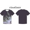 Kouř pánské tričko vizualizace