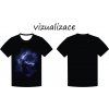 Blesky pánské tričko vizualizace