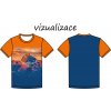 Hory pánské tričko vizualizace