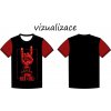 Rock'n'Roll pánské tričko vizualizace