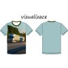 Náklaďák dětské triko vizualizace