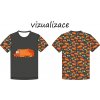 Popeláři vizualizace tričko