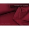 Bavlněný náplet s elastanem Bordový 2x2 žebro
