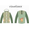 Veselá opička BUNDA UŠITÁ VIZUALIZACE (6)