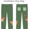 Veselá opička KALHOTY VERY EASY SLIM I NORMAL UŠITÉ VIZUALIZACE