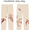 KALHOTY VERY EASY SLIM I NORMAL UŠITÉ VIZUALIZACE Ještěrky a mandaly