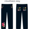 barevné květinky kALHOTY easy UŠITÉ VIZUALIZACE