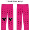 KALHOTY SLIM UŠITÉ VIZUALIZACE Mickey růžový