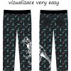 KALHOTY VERY EASY SLIM I NORMAL UŠITÉ VIZUALIZACE Kostra dinosaura