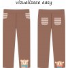 Medvídci kalhoty EASY vizualizace