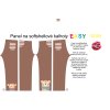 Medvídci kalhoty EASY střih