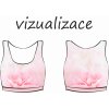 vizualizace dámská podprsenka ušité