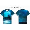 vizualizace pánské a dětské tričko