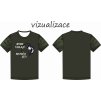 vizualizace pánské a dětské tričko