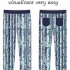 KALHOTY VERY EASY SLIM I NORMAL UŠITÉ VIZUALIZACE