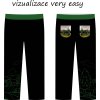 KALHOTY VERY EASY SLIM I NORMAL UŠITÉ VIZUALIZACE Zelený traktůrek