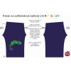 Panel na softshellové kalhoty VERY EASY Chameleon a duha