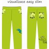 KALHOTY SLIM UŠITÉ VIZUALIZACE