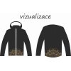 ušitá bunda zlatá mandala