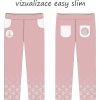 KALHOTY SLIM UŠITÉ VIZUALIZACE