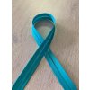 20mm Bavlna založený Tyrkysový