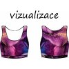 vizualizace dámská podprsenka ušité
